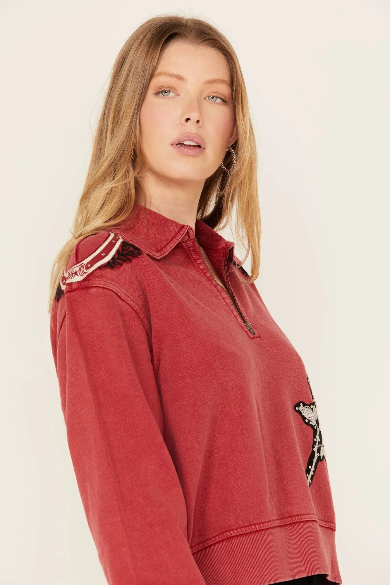 Creek 1/4 Zip Sweatshirt Pullover