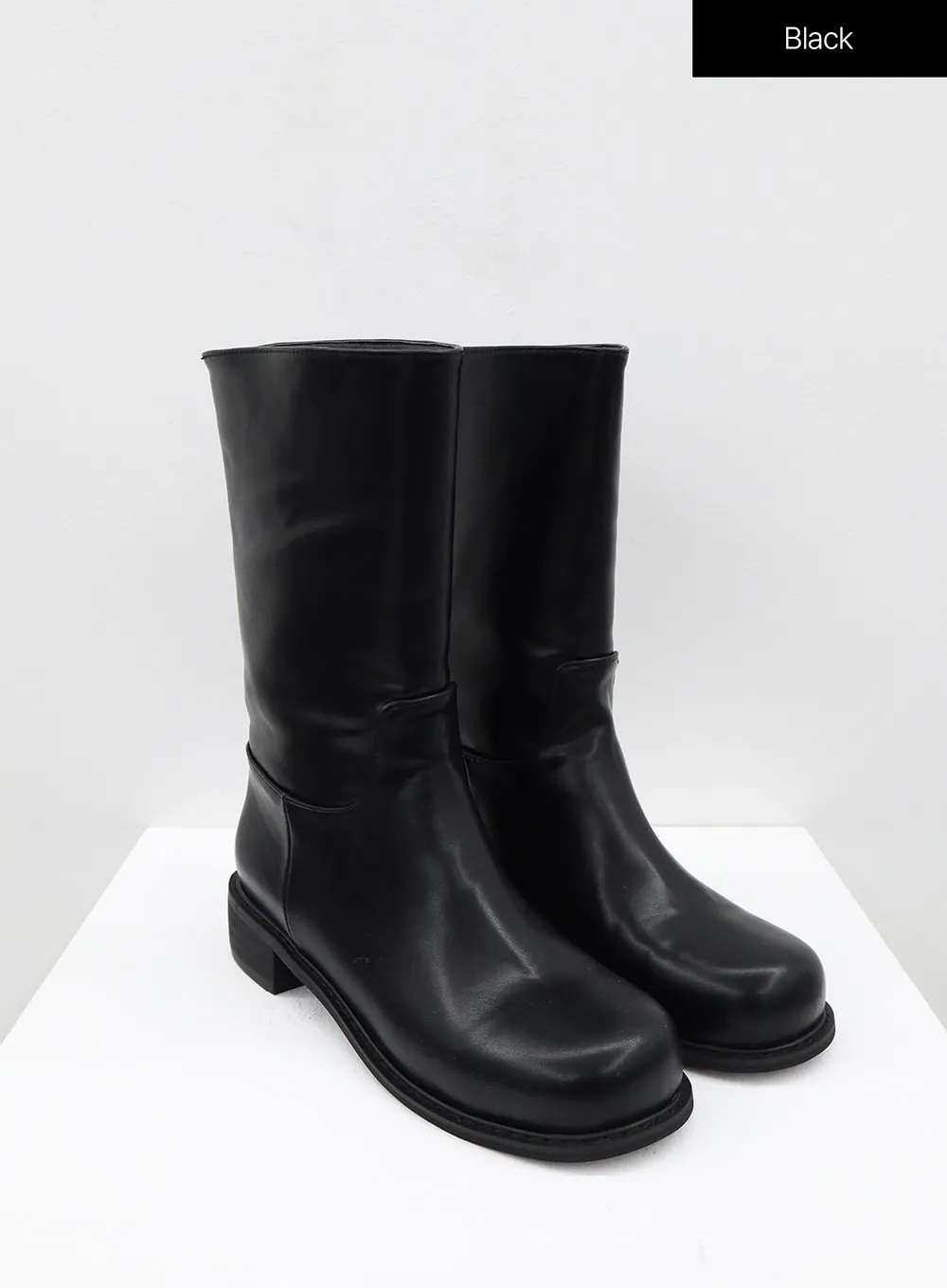 Daily Faux Leather Boots OF310