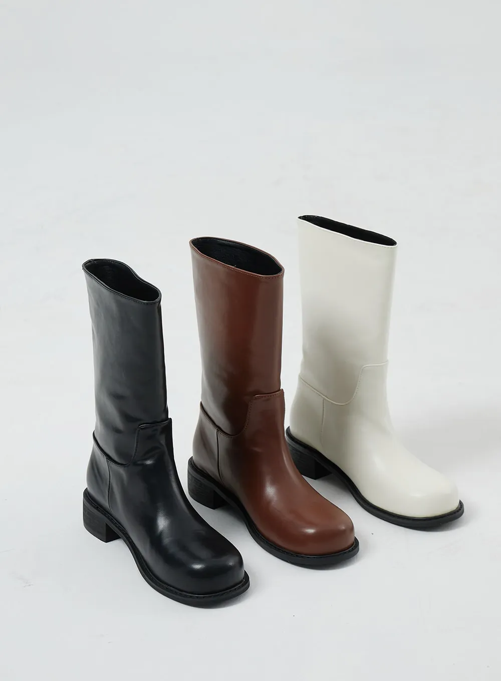 Daily Faux Leather Boots OF310