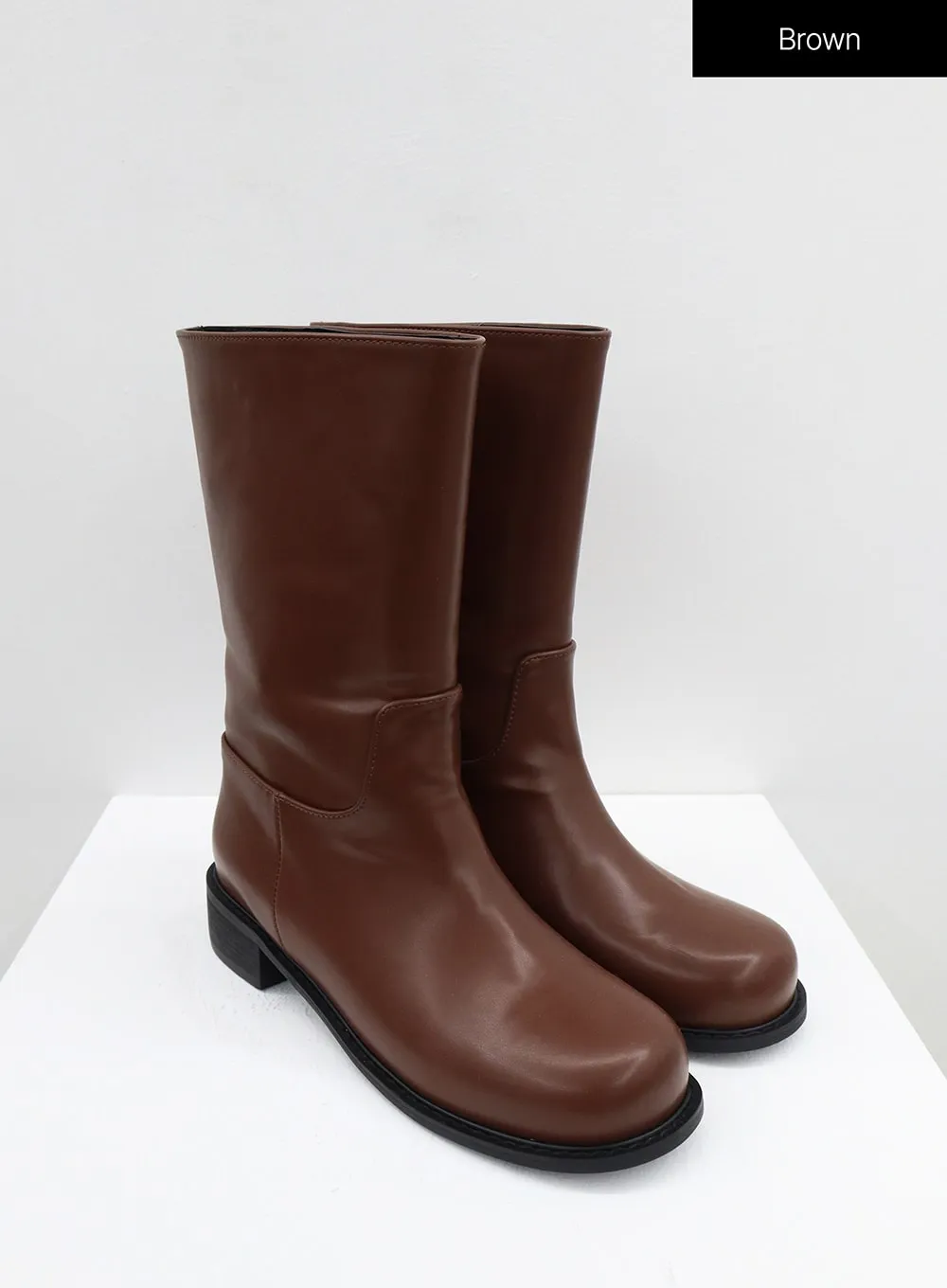 Daily Faux Leather Boots OF310