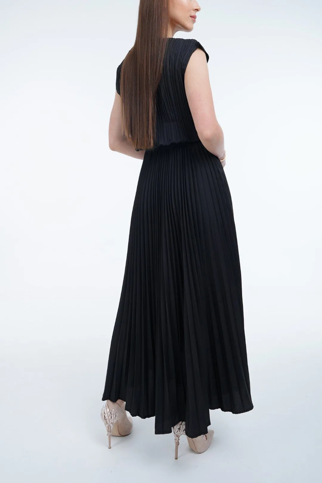 Daisy Sleeveless Narrow Waist Dress