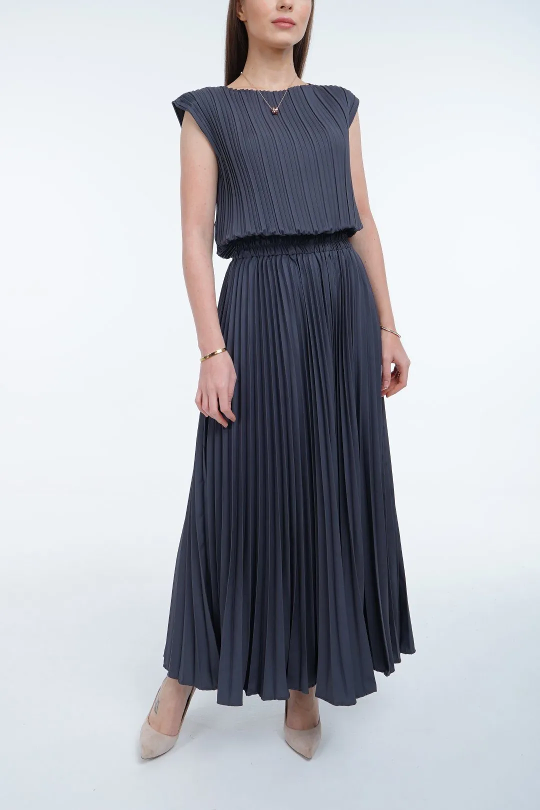 Daisy Sleeveless Narrow Waist Dress