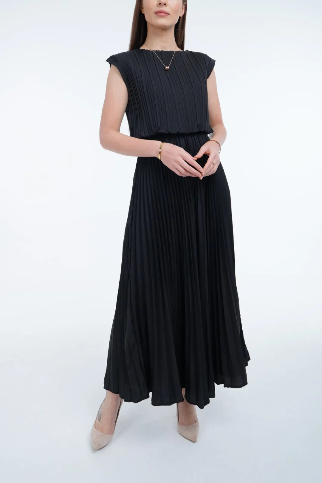 Daisy Sleeveless Narrow Waist Dress