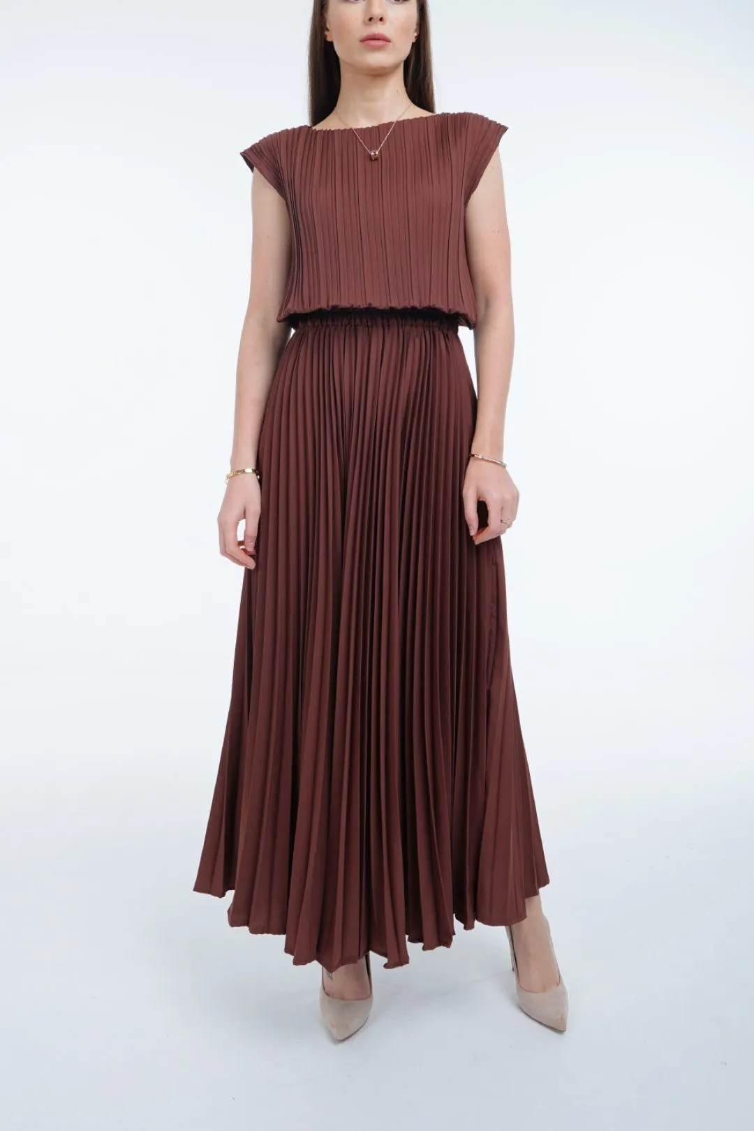 Daisy Sleeveless Narrow Waist Dress