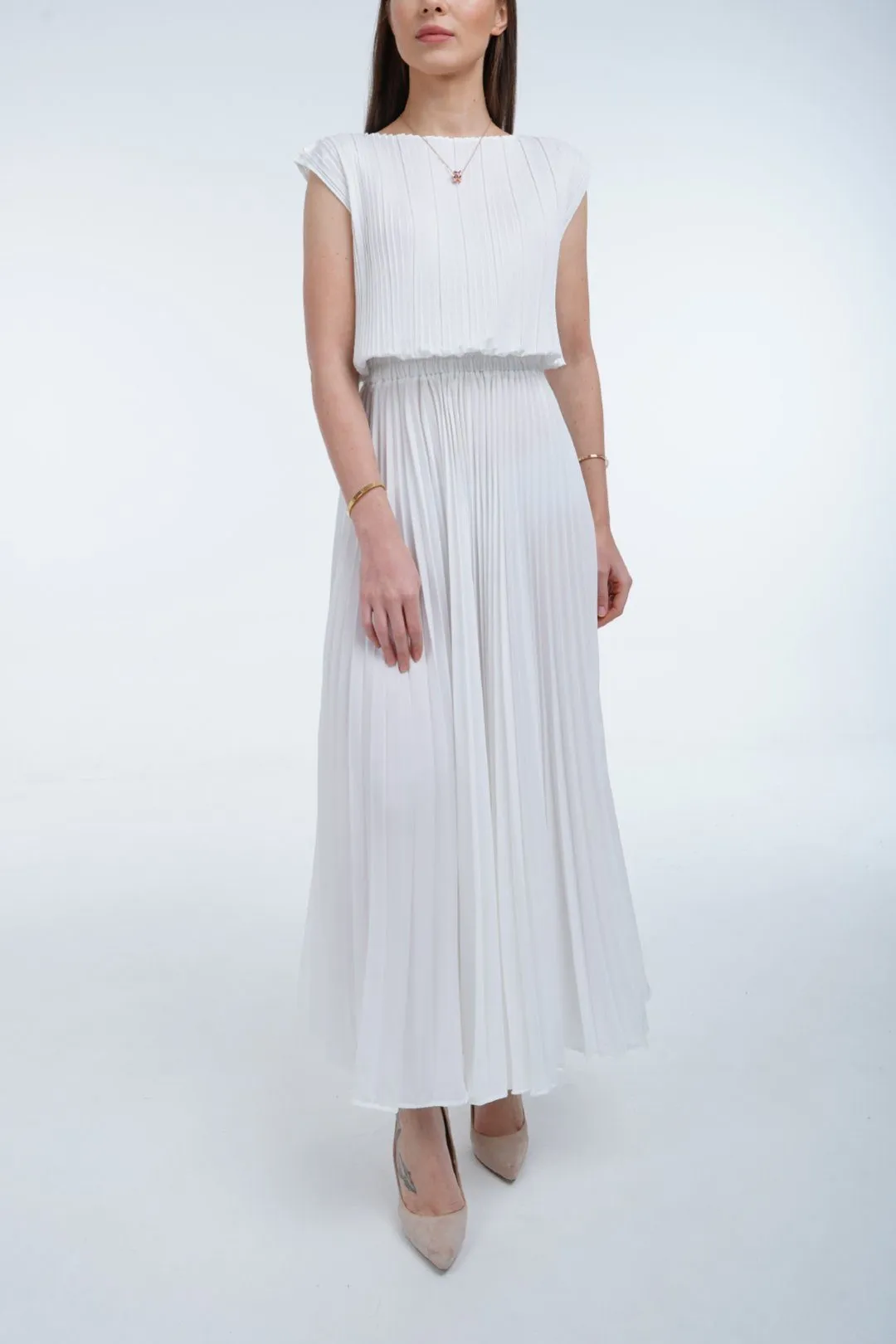 Daisy Sleeveless Narrow Waist Dress