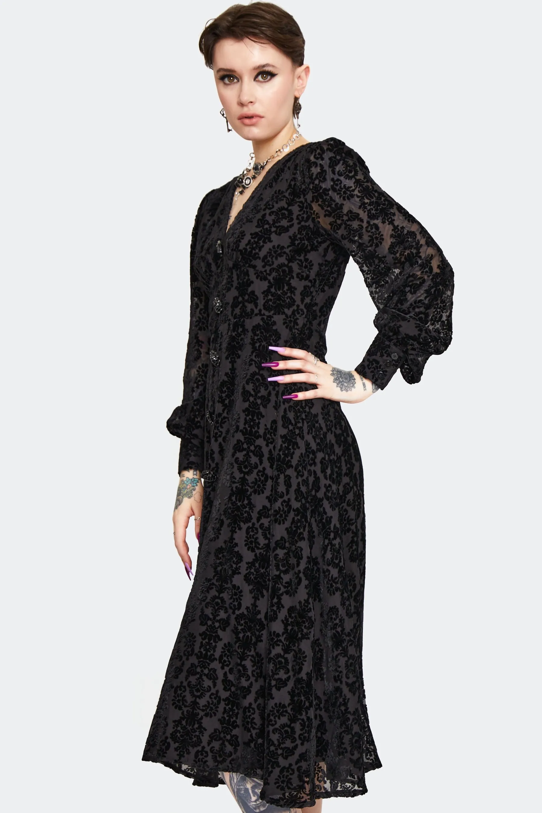 Devore Velvet Dress by Jawbreaker