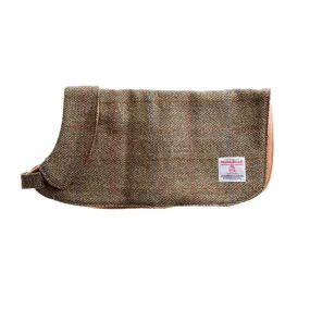 Dog Coat Harris Tweed Green Hb Check