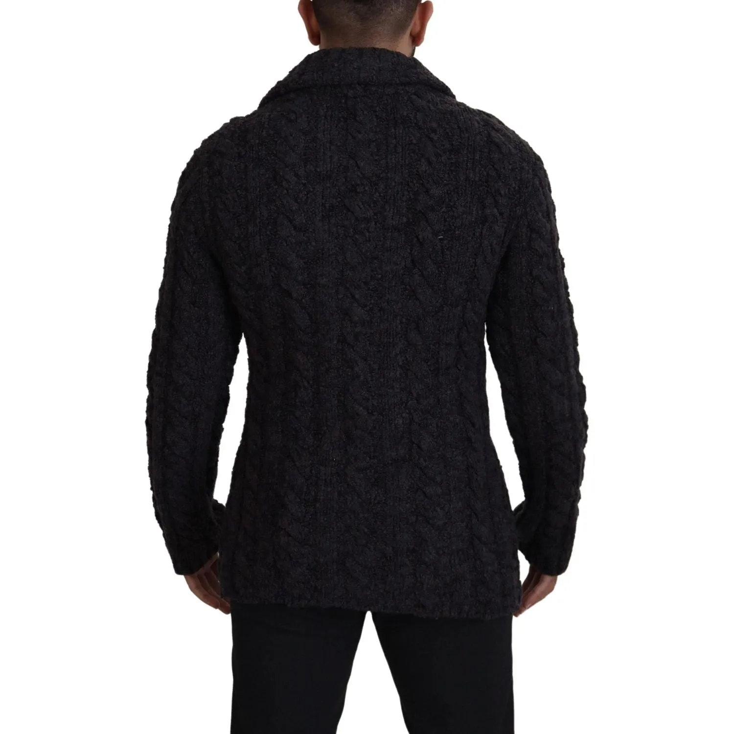 Dolce & Gabbana Elegant Double-Breasted Wool-Cashmere Coat