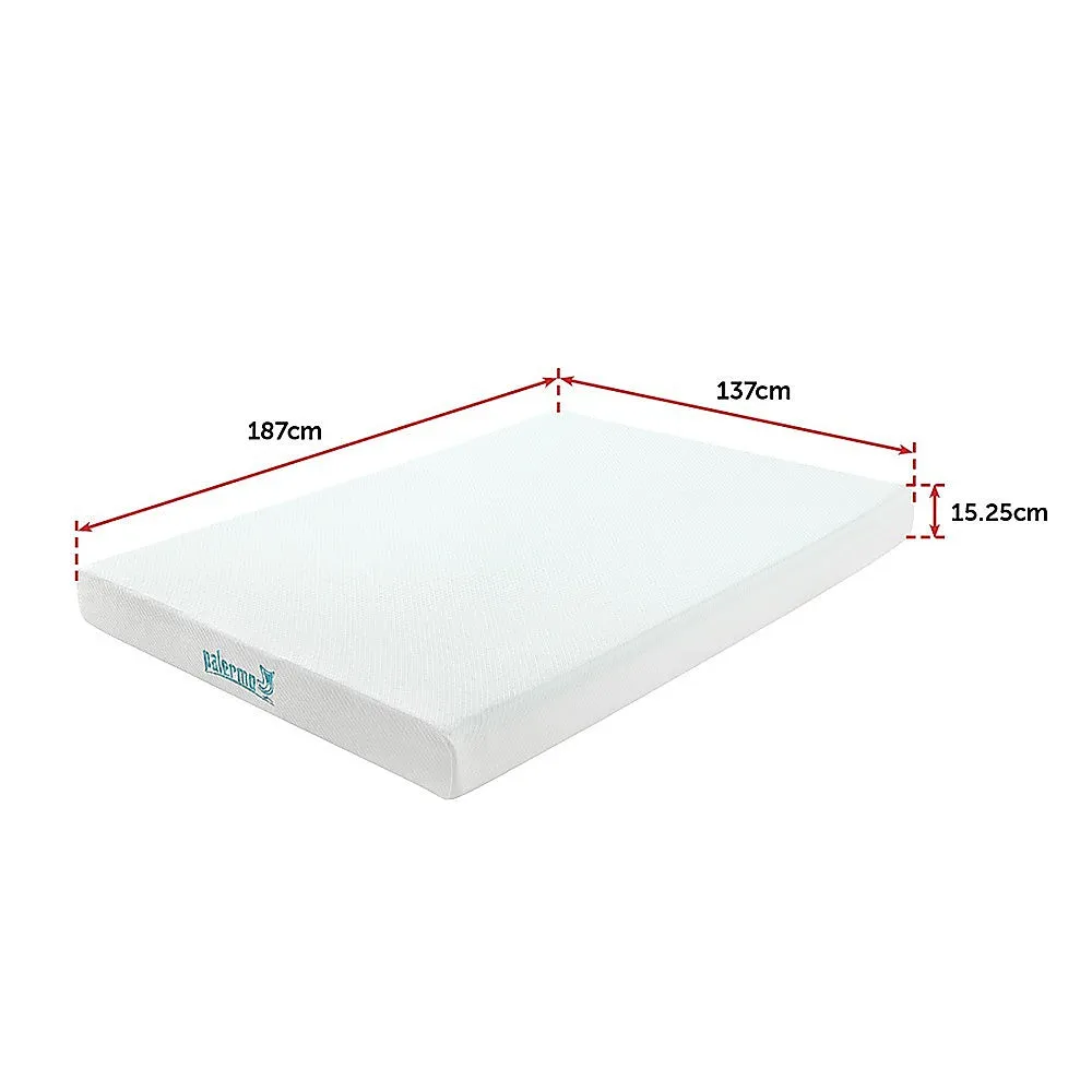 Double Memory Foam Mattress with Green Tea Infusion - Palermo