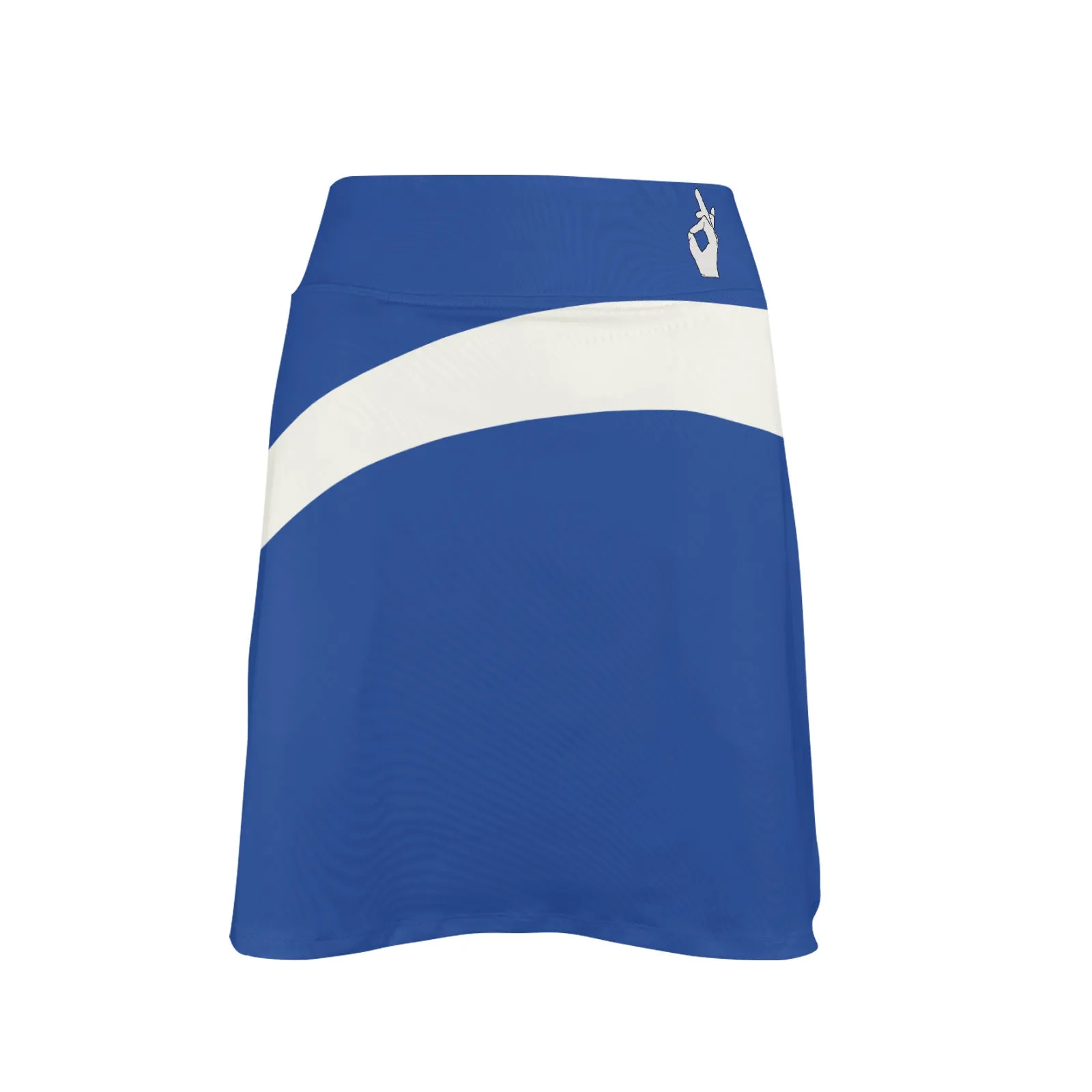 DTI Blue and White Stripe Skirt with Pocket