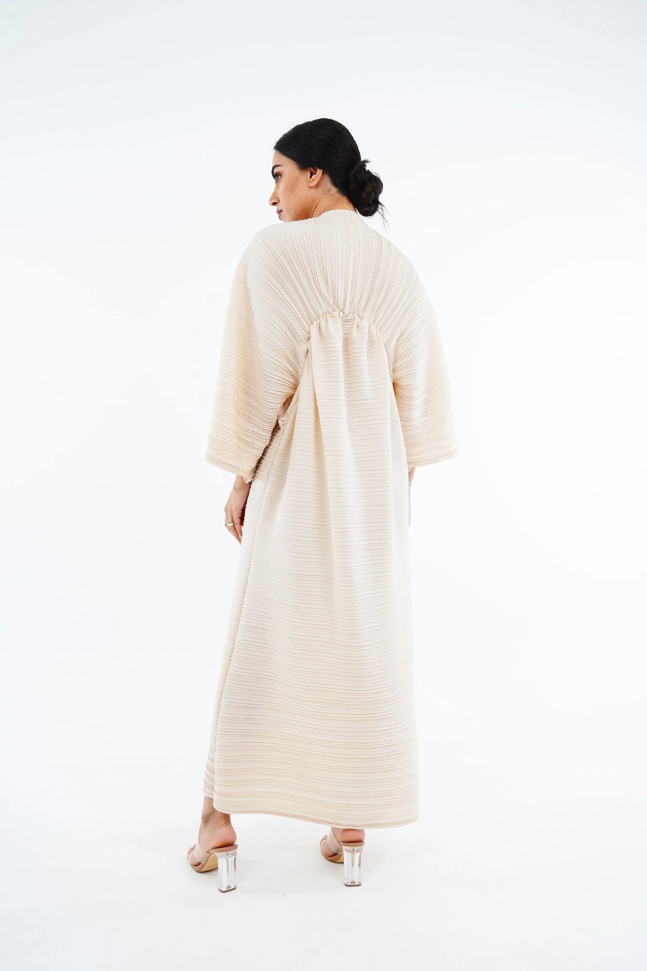 Duvale Adjustable Empire Pleated Dress