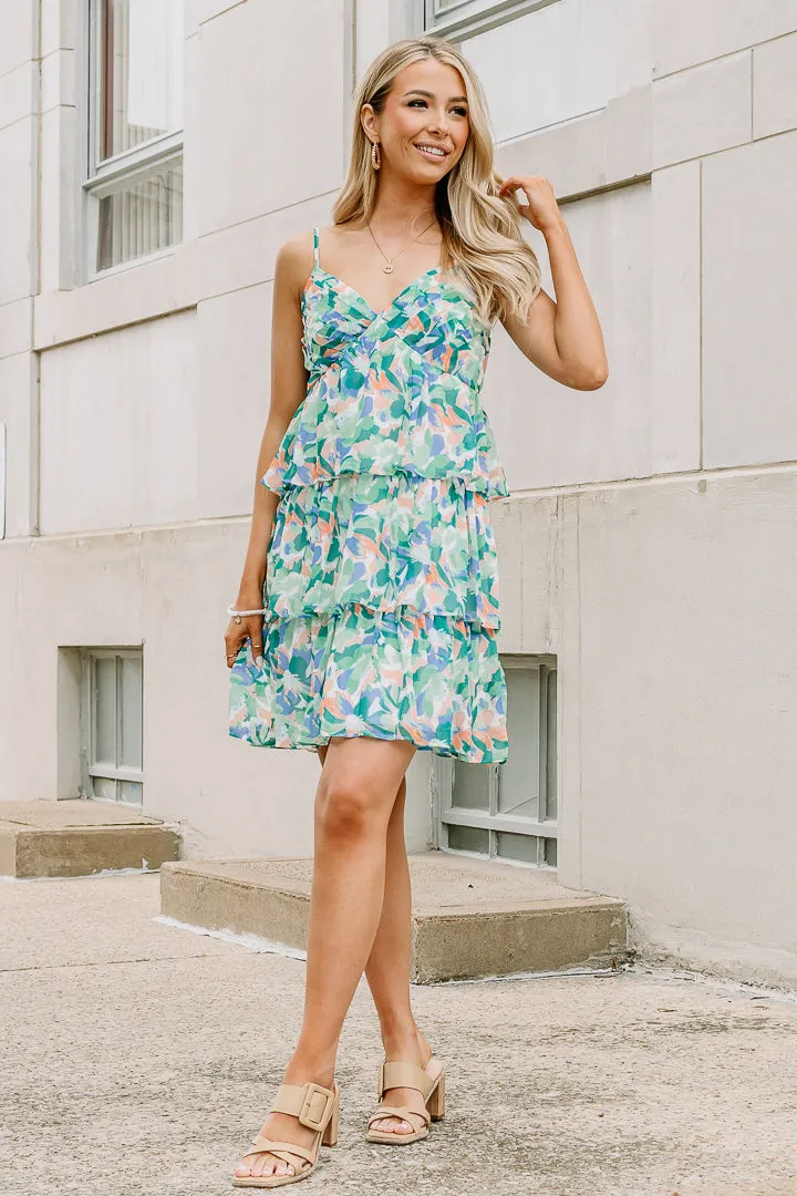 Easy Does It Floral Print Mini Dress