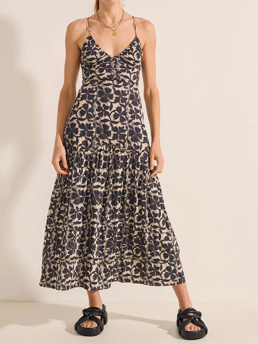 Eucleia Dress in Clover Print