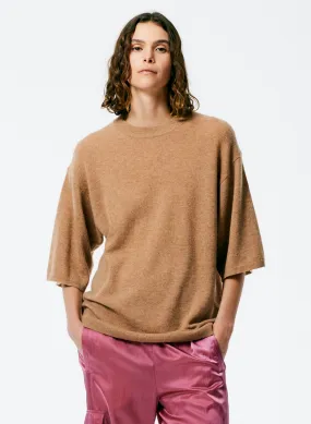 Feather Weight Cashmere Oversized Easy T-Shirt