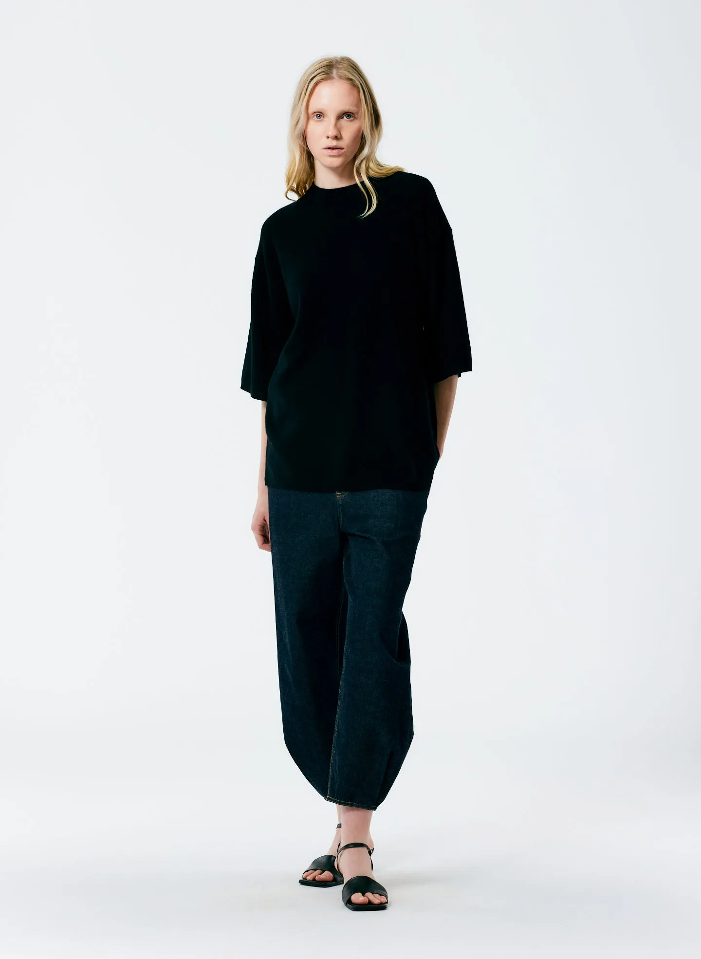 Feather Weight Cashmere Oversized Easy T-Shirt