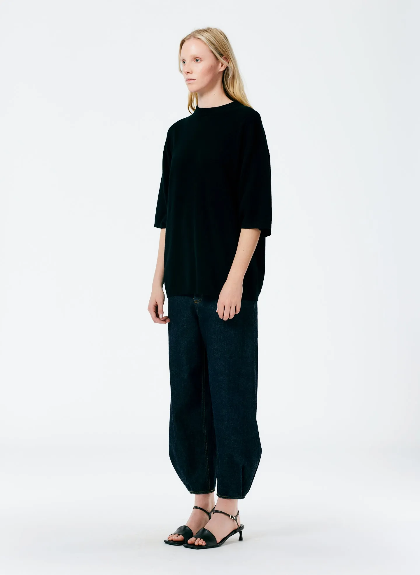 Feather Weight Cashmere Oversized Easy T-Shirt