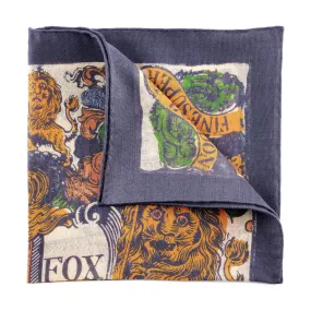 Fox British Coat of Arms Pocket Square