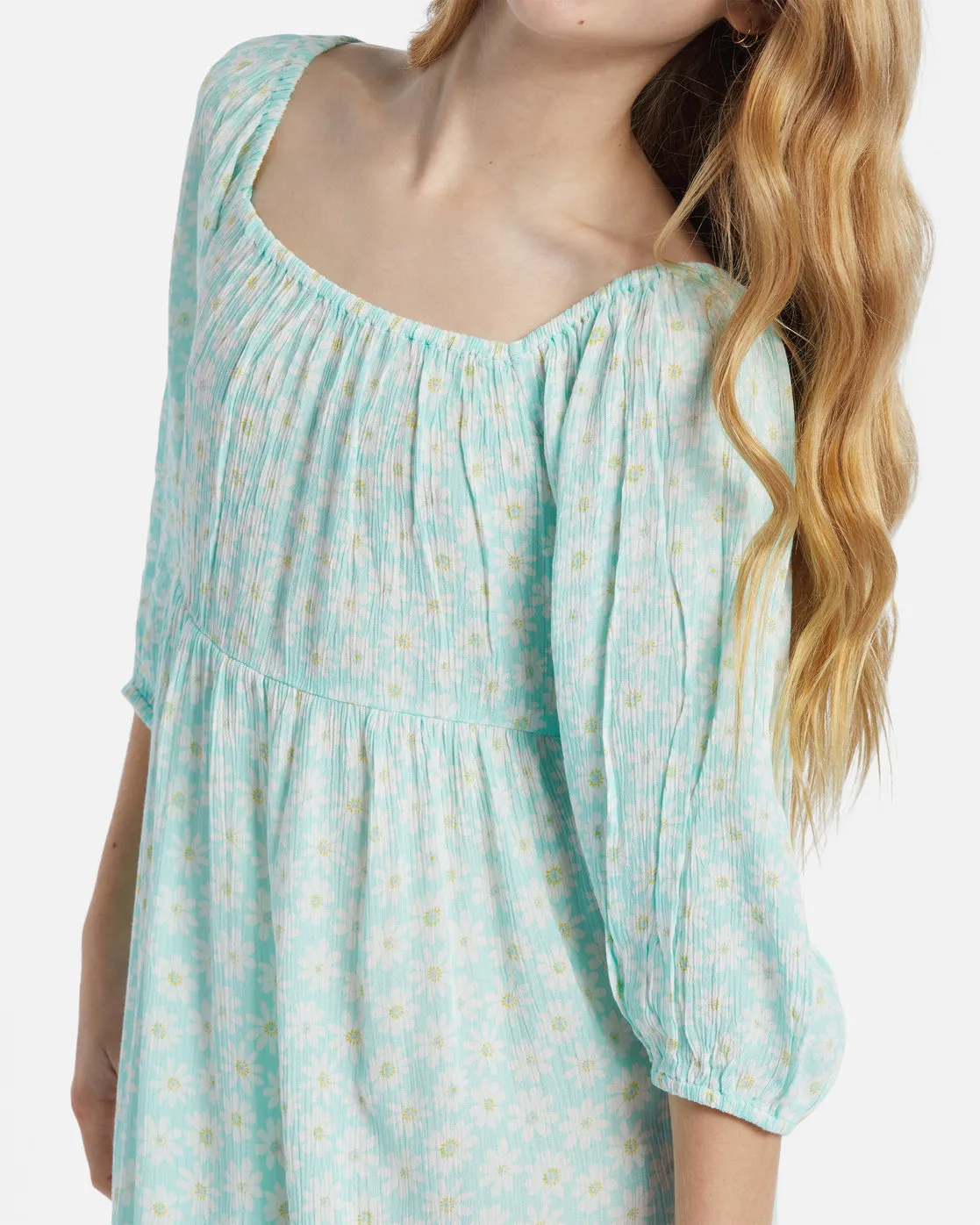 Girls Swept Away Midi Dress - Sweet Mint