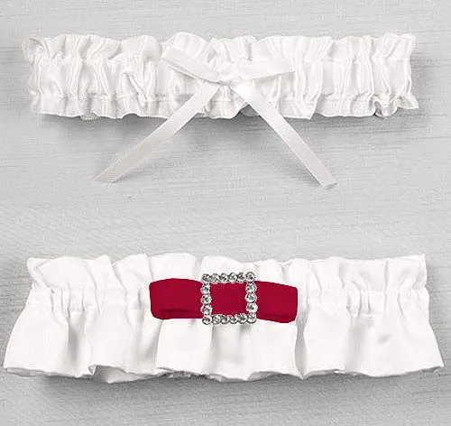 Glamour in Color Wedding Garter Set