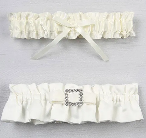 Glamour in Color Wedding Garter Set