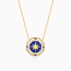 Golden St. Peter's Basilica Sky of Love Necklace