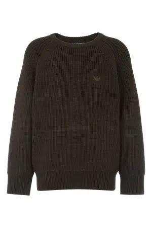 Green Eagle Logo Sweater