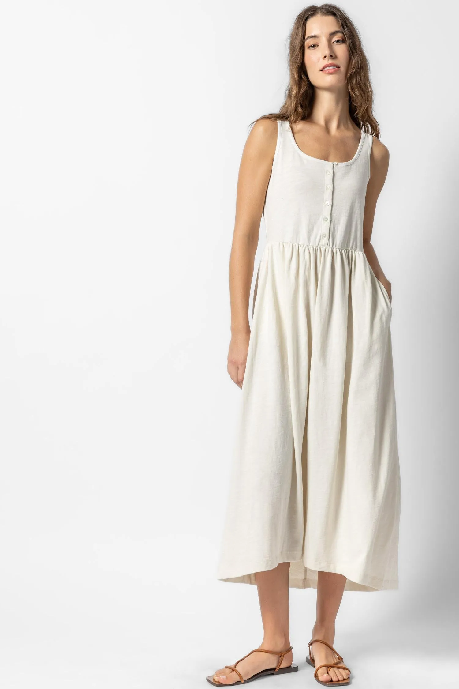 Hi-Low Maxi Tank Dress