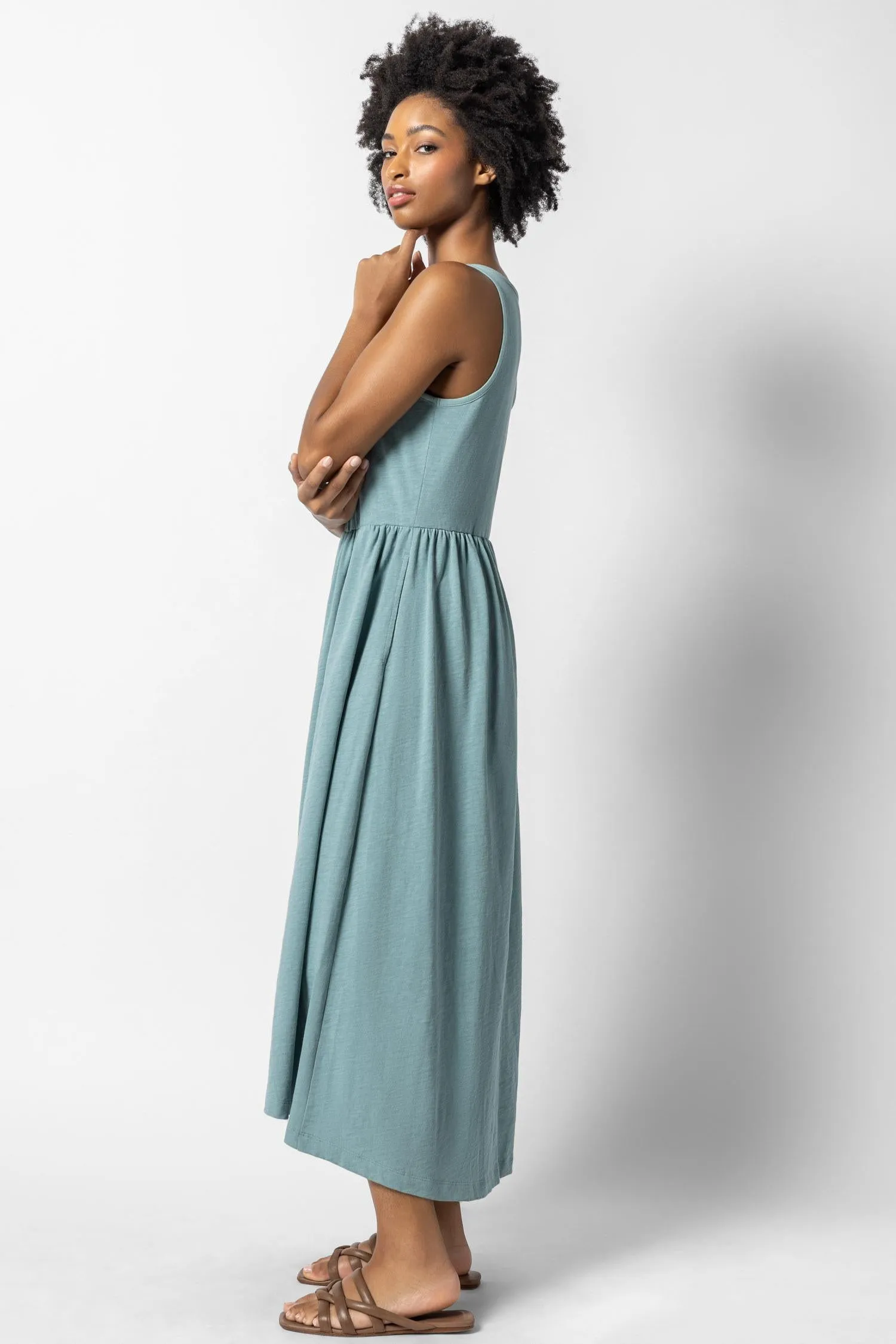 Hi-Low Maxi Tank Dress