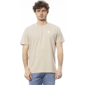 Invicta Beige Cotton Men T-Shirt