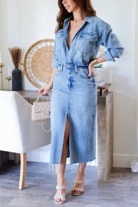 Isabelle Denim Midi Dress