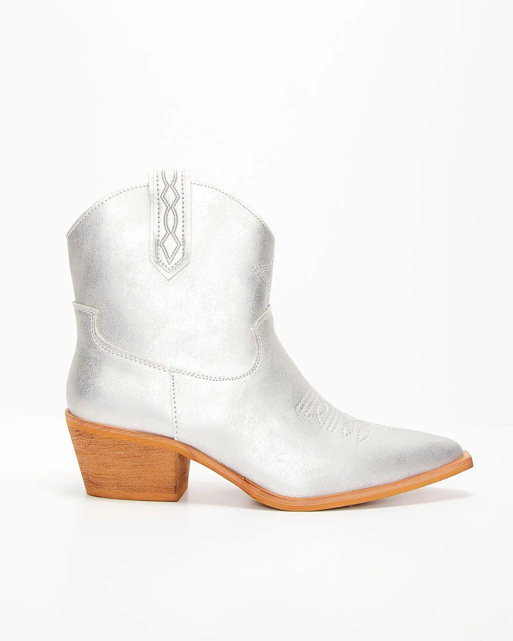 Jeanette Western Ankle Booties