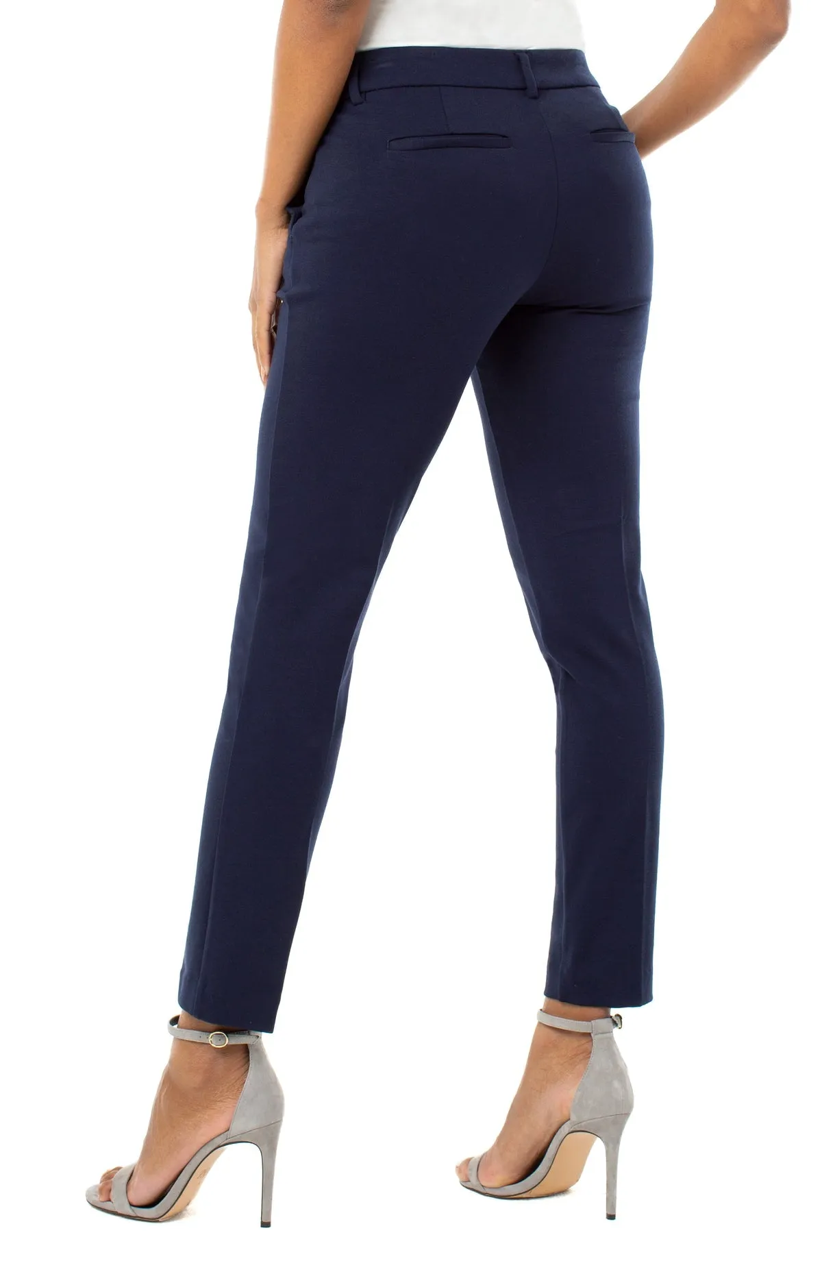 Kelsey Knit Trouser - Cadet Blue