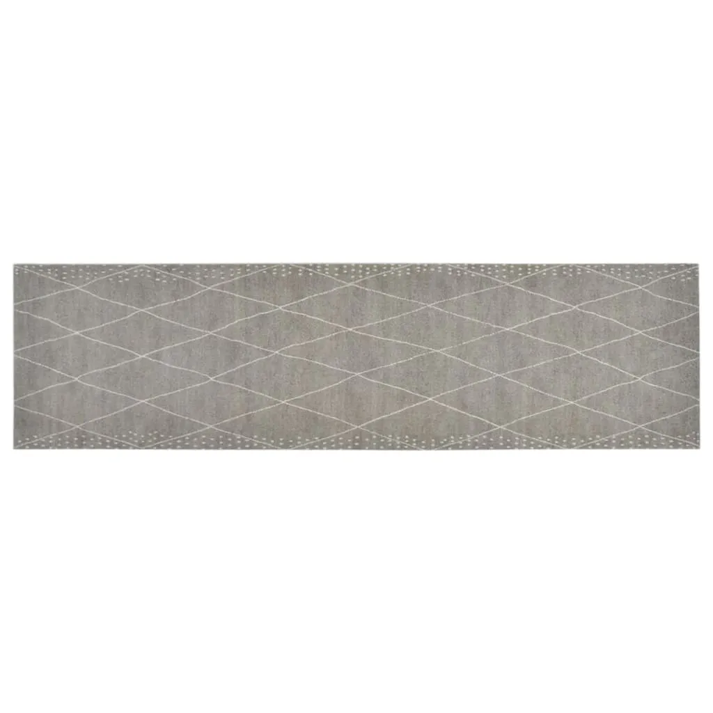 Kitchen Rug Washable Rhombus 45x150 cm Velvet