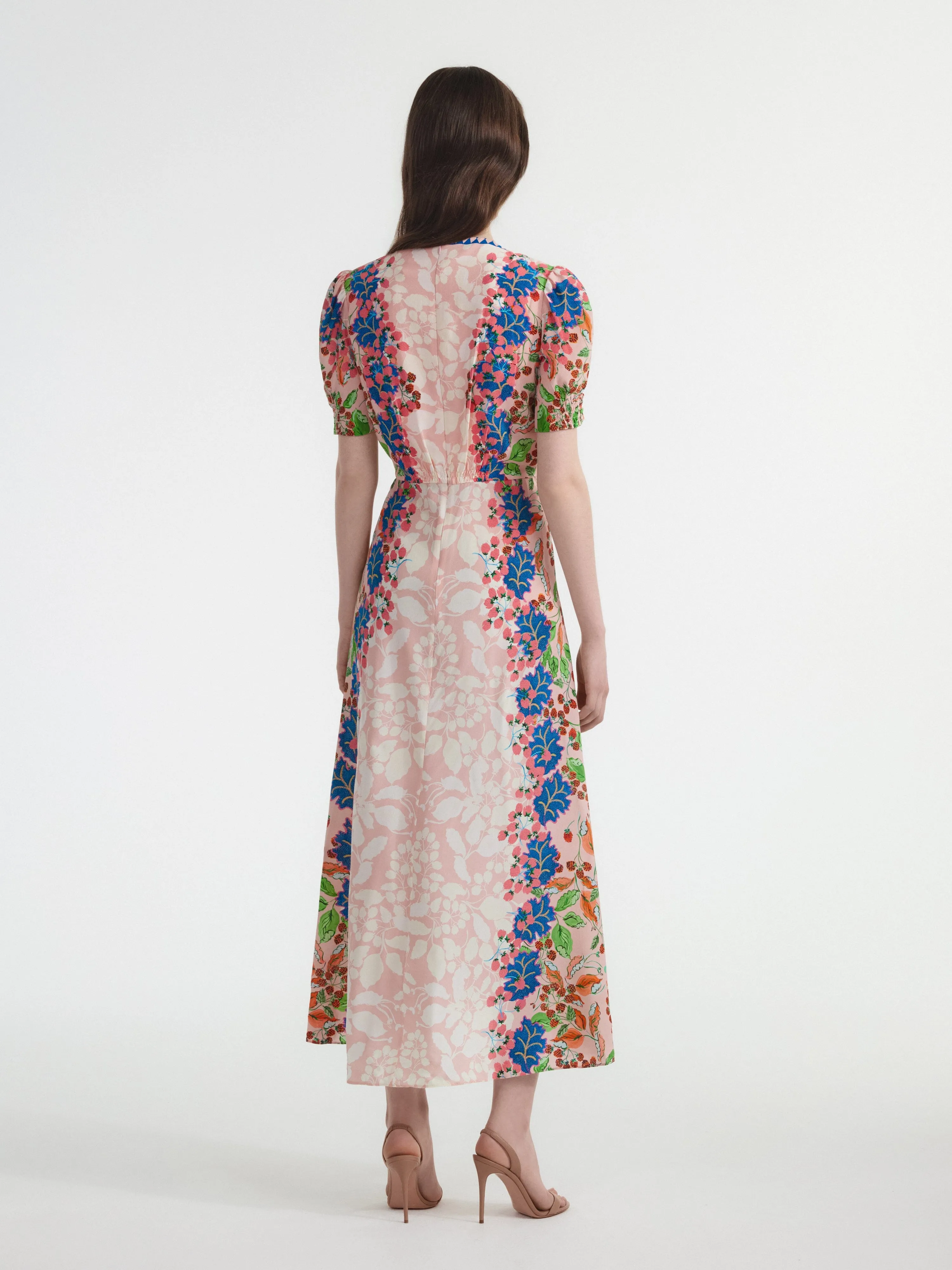 Lea Long Dress in Sugar Berries