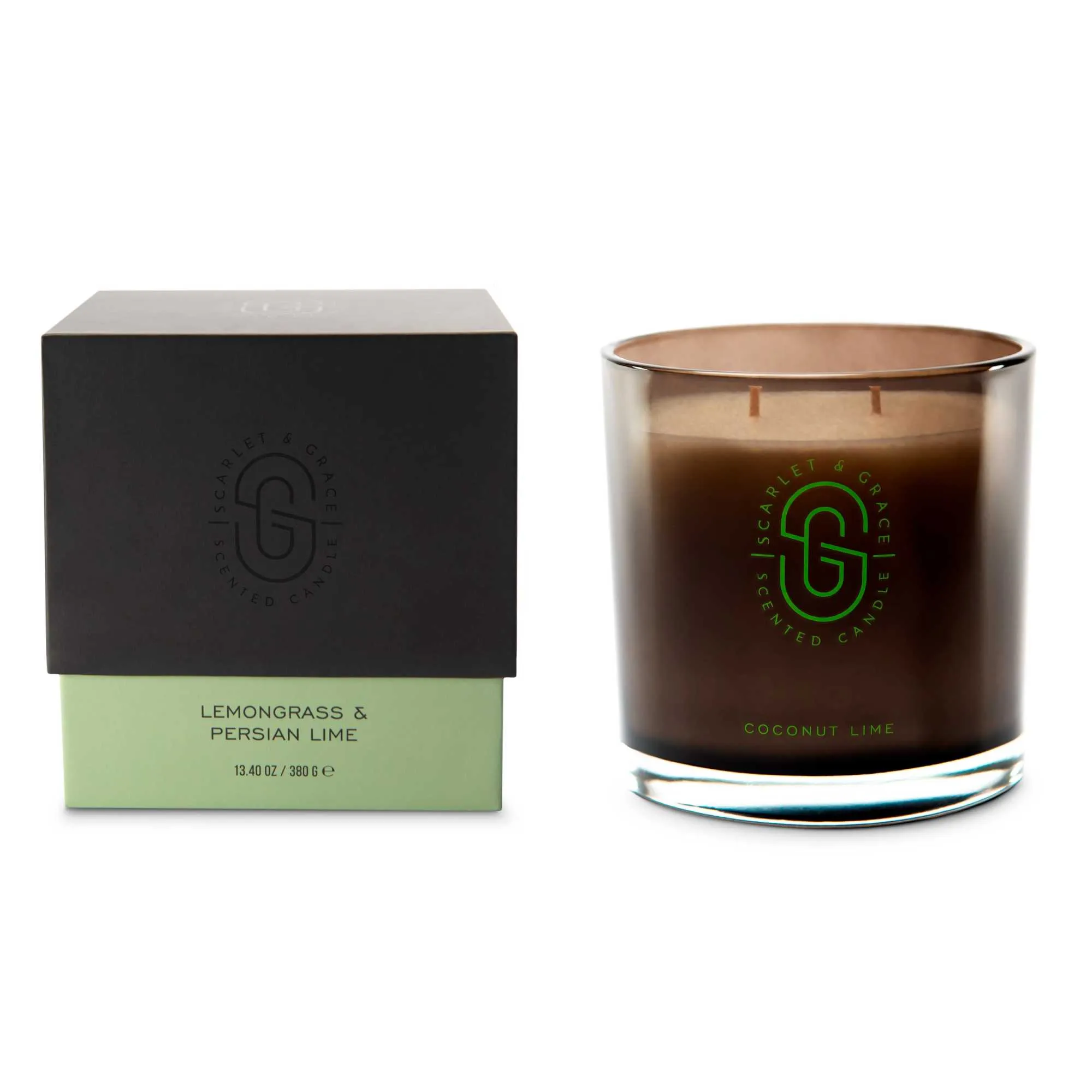 Lemongrass & Persian Lime - 380 gram Soy Wax Candle