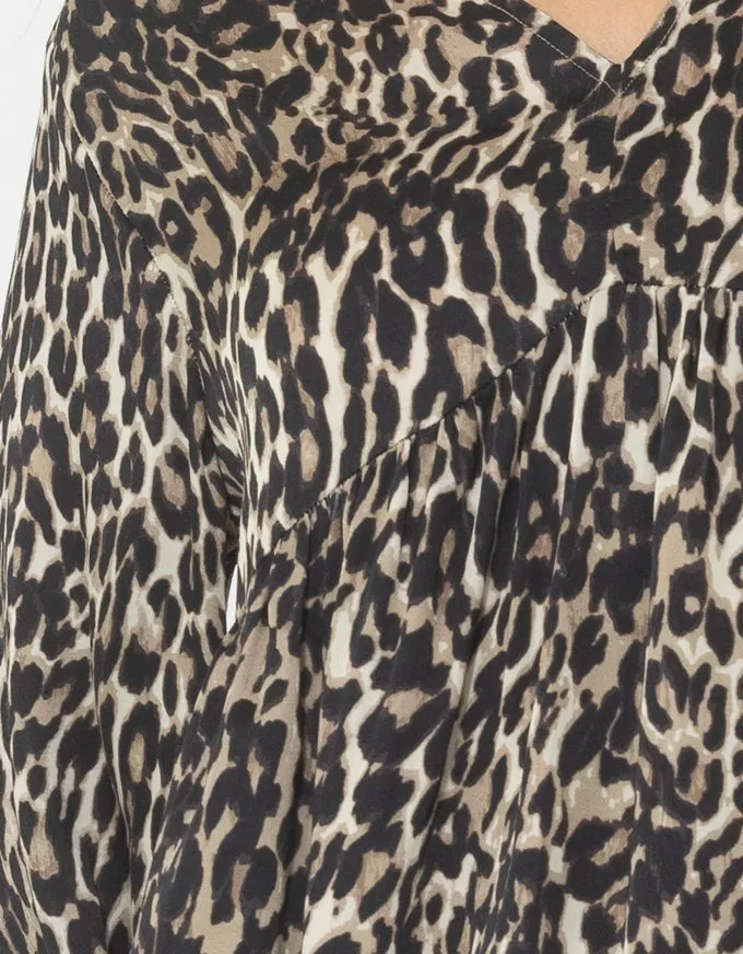 Leopard Print Blouse