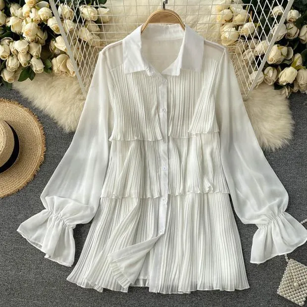 Loila Pleated Blouse