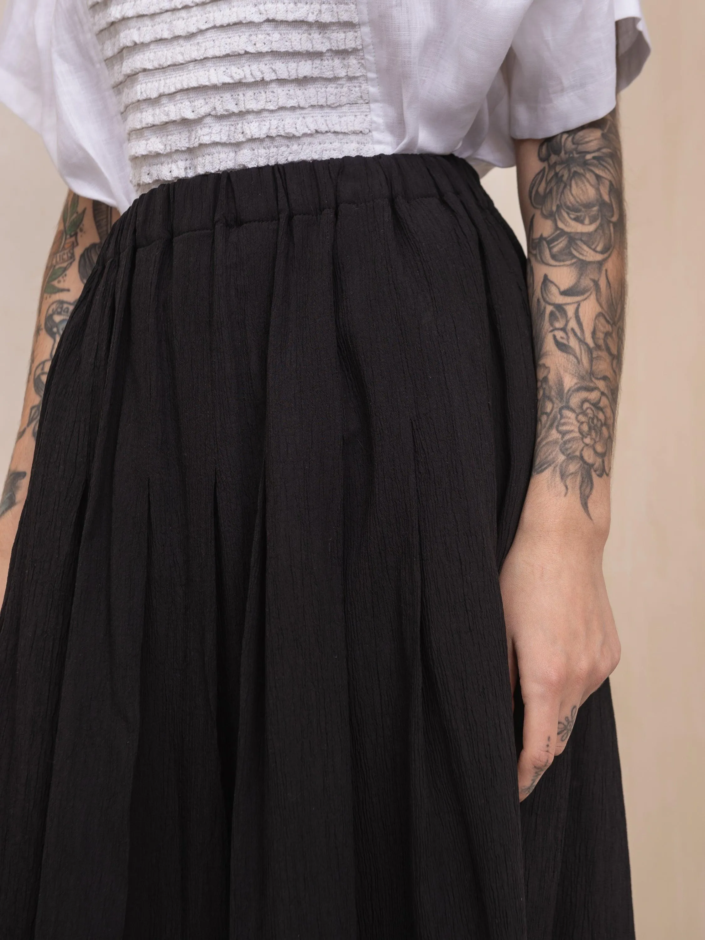 Matteau Pleated Maxi Skirt