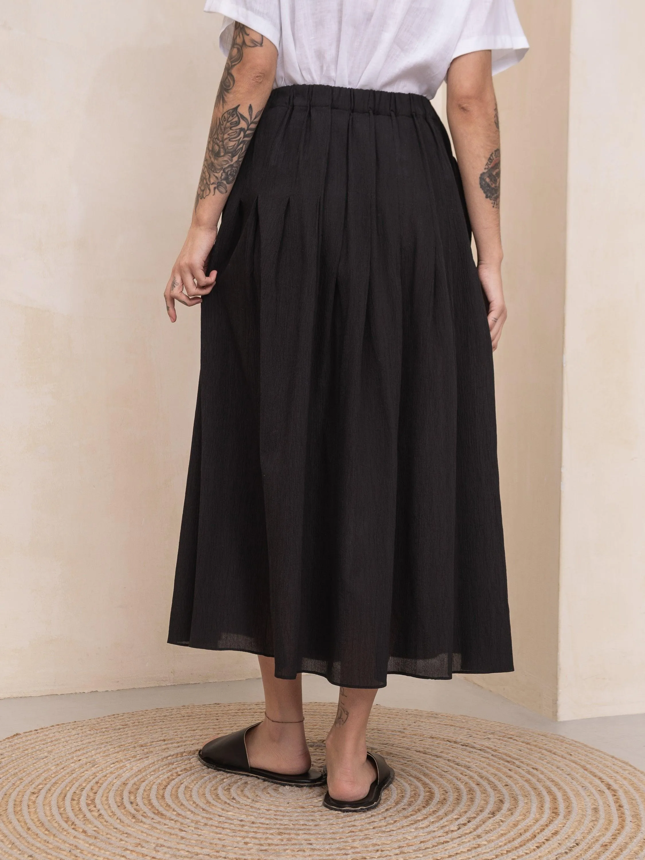 Matteau Pleated Maxi Skirt