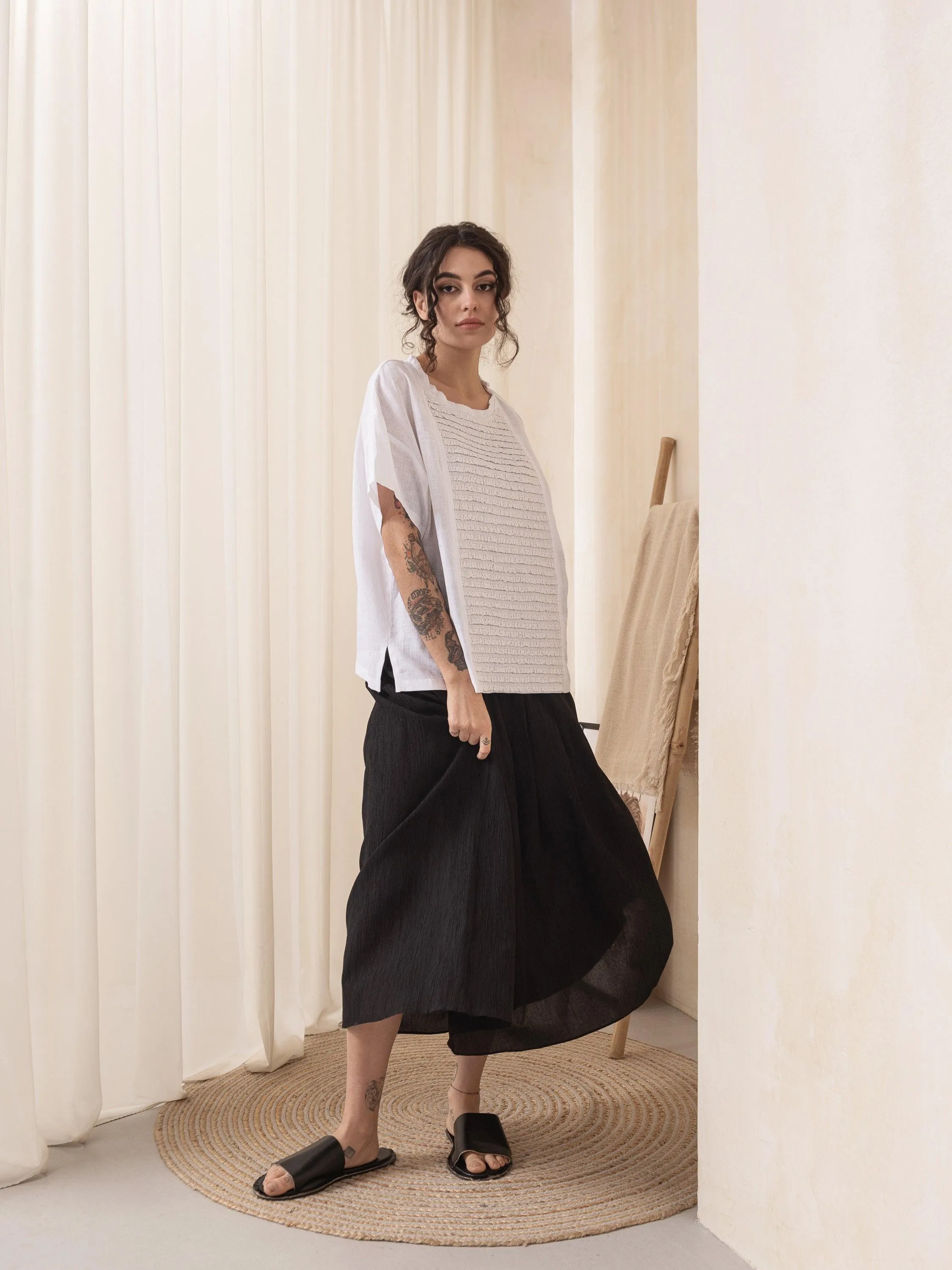 Matteau Pleated Maxi Skirt