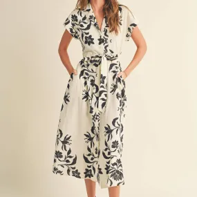 Melinda Floral Midi Dress