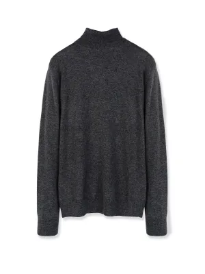 Men Turtleneck Sweater_Graphite