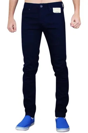 Mens Designer Skinny Slim Fit Stretch Chino Jeans