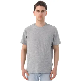 Men's Merino 170g Classic Short Sleeve T-Shirt Light Gray