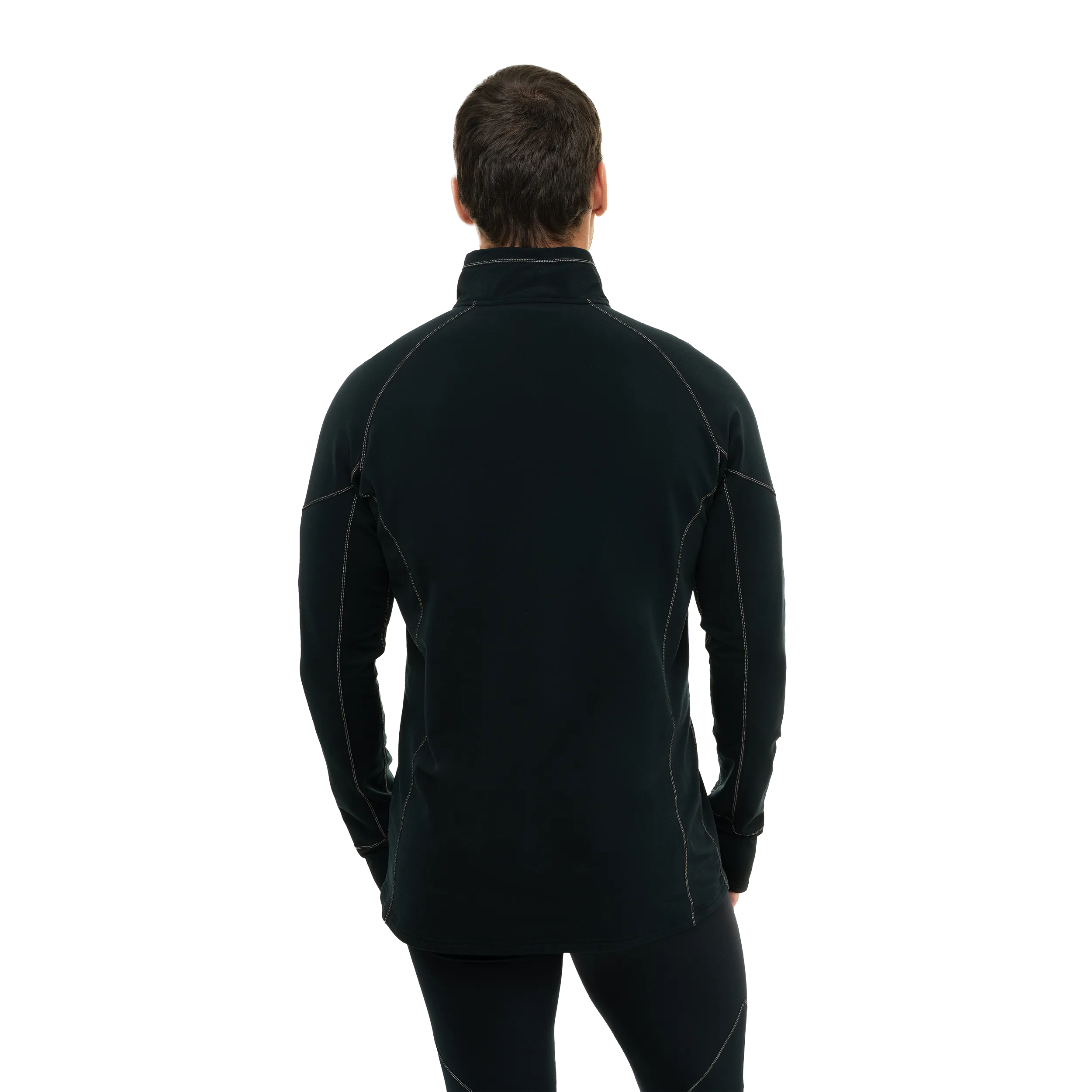 Men's Micro-Elite XT Zip-T - Black/Grey