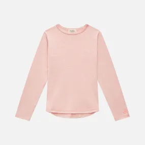 Merino Wool LS Top - Pink Peach Blossom