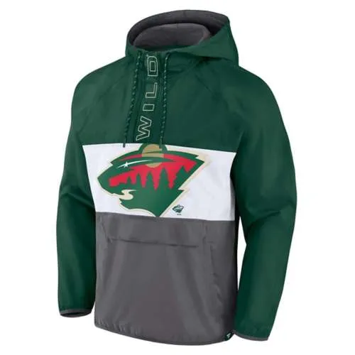 Minnesota Wild Fanatics Half Zip Pullover Jacket