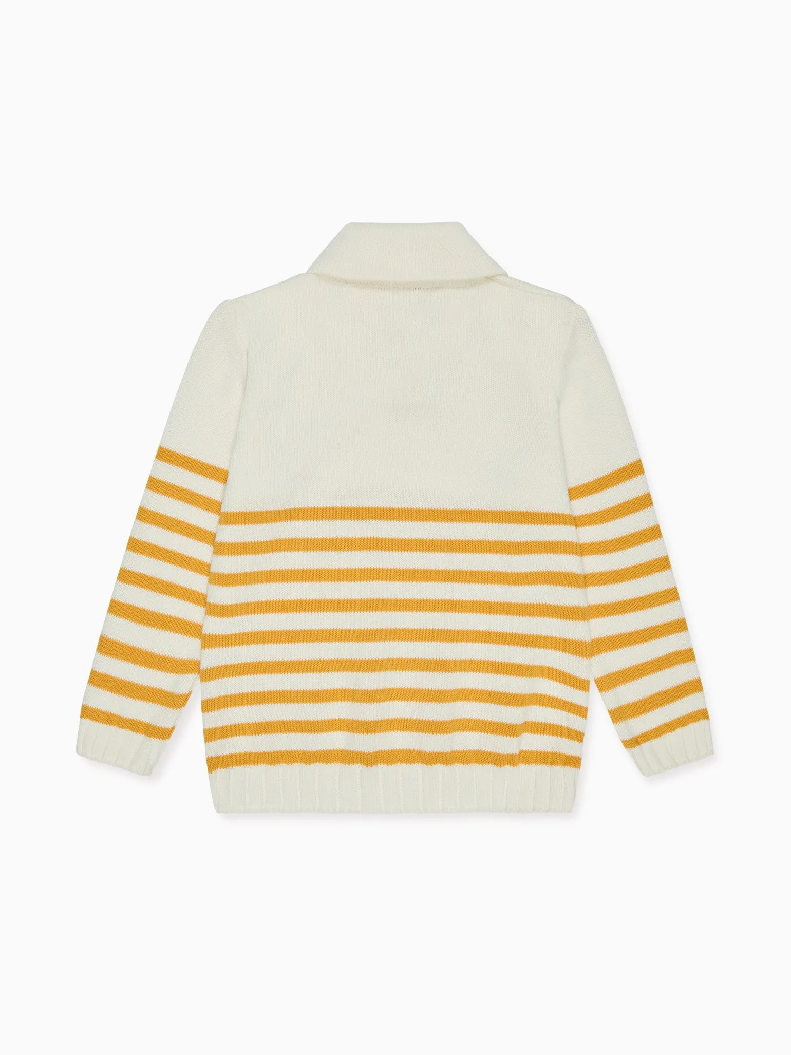 Mustard Stripe Goyo Cotton Boy Jumper