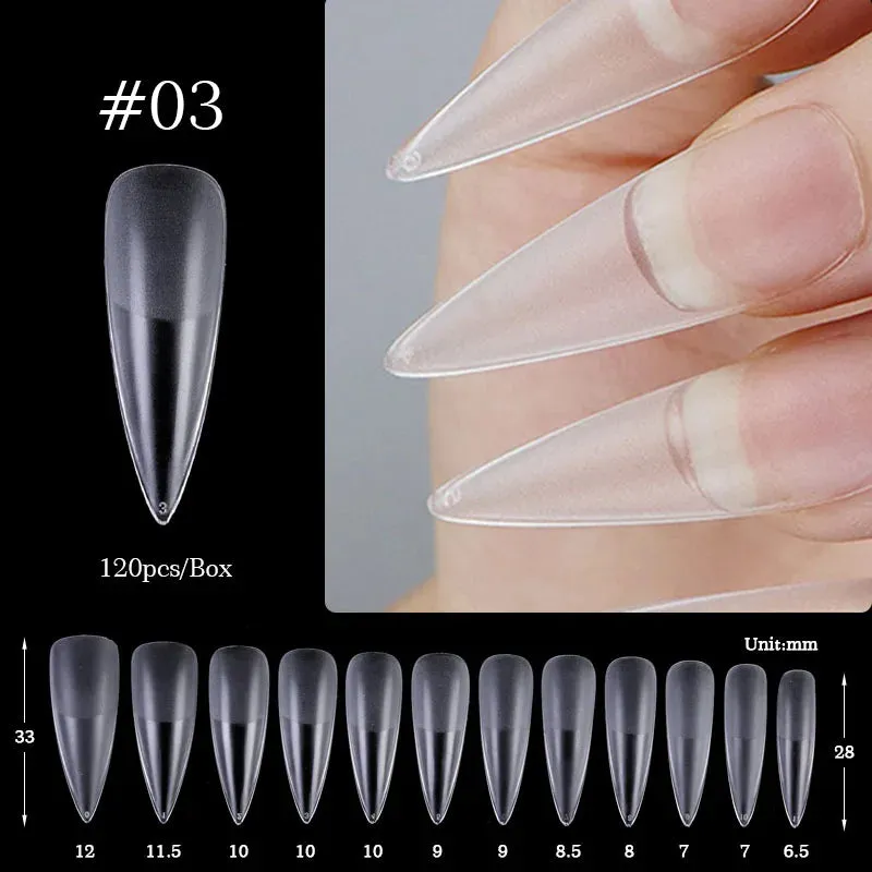 Nail Art Press on False Nails Fake Nails Coffin Gel Nails Extension System Full Cover Short Nail Soft Gel Tips Accessories Tool