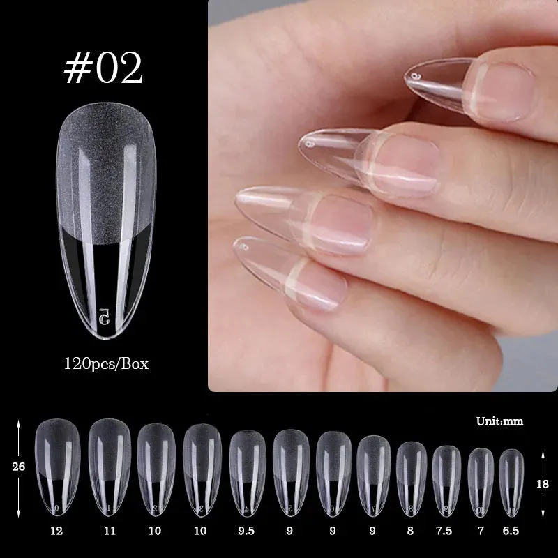 Nail Art Press on False Nails Fake Nails Coffin Gel Nails Extension System Full Cover Short Nail Soft Gel Tips Accessories Tool